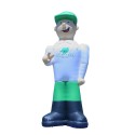 Inflatable worker Mascot