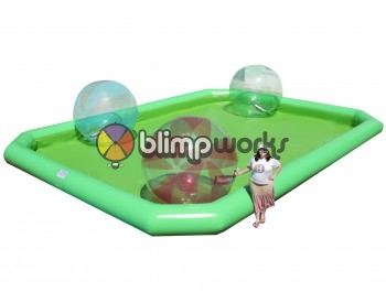 Inflatable water pool & walking balls