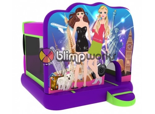 Chicas Fashion Bouncer Con Tobogan