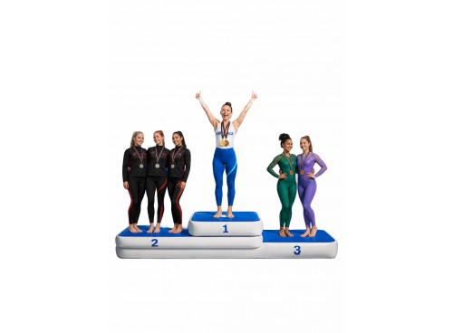 Podio Multiusos Inflable Airtrack Competencias Gimnasia