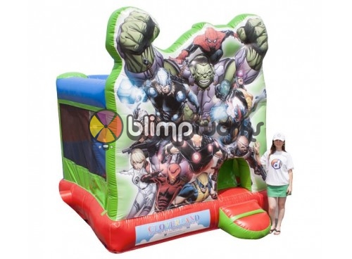 Super Heroes I Bouncer Con Tobogan Super Heroes I Bouncer Con Tobogan