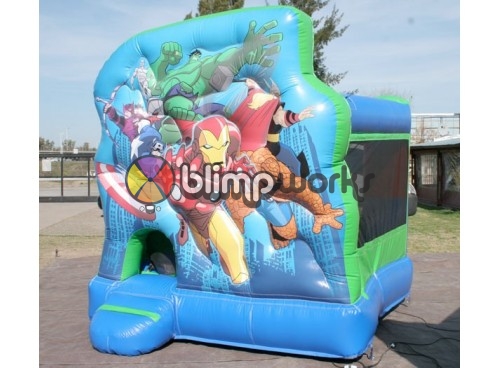 SuperHeroes II Bouncer Con Tobogan