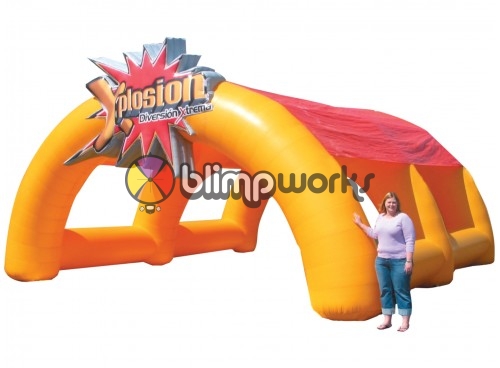 Inflatable Explosion Tunnel
