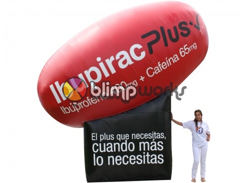 Inflatable Pfizer Plus pill