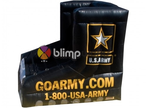 Inflatable Army boot