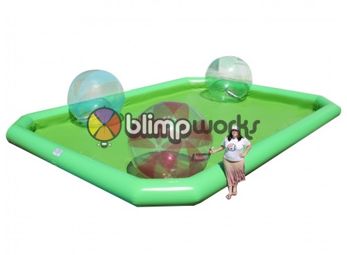 Inflatable water pool & walking balls