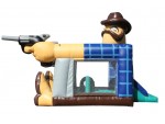 Bouncer Slide Combos, Foot Bouncer Sheriff, The Inflatable Depot